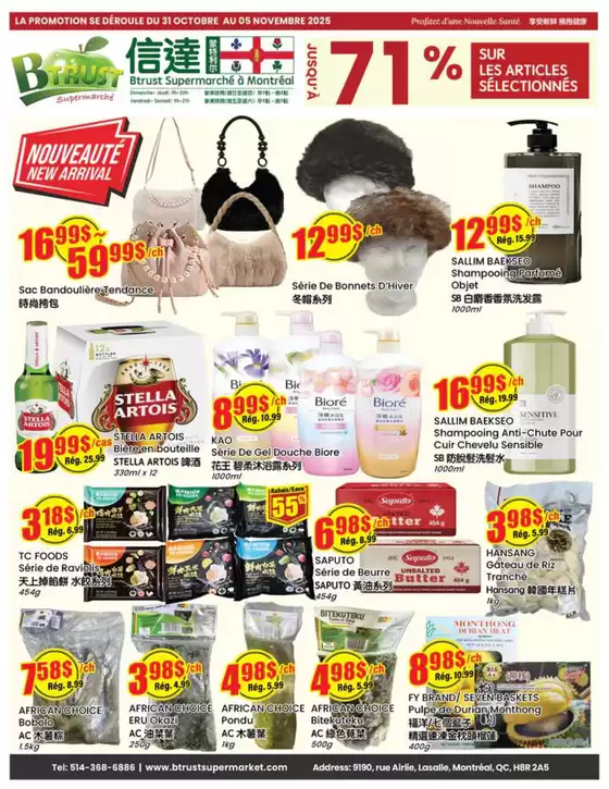 Btrust Supermarket catalogue in Mississauga | Jusqu'à 71% | 2025-10-31T00:00:00.000Z - 2025-11-06T00:00:00.000Z
