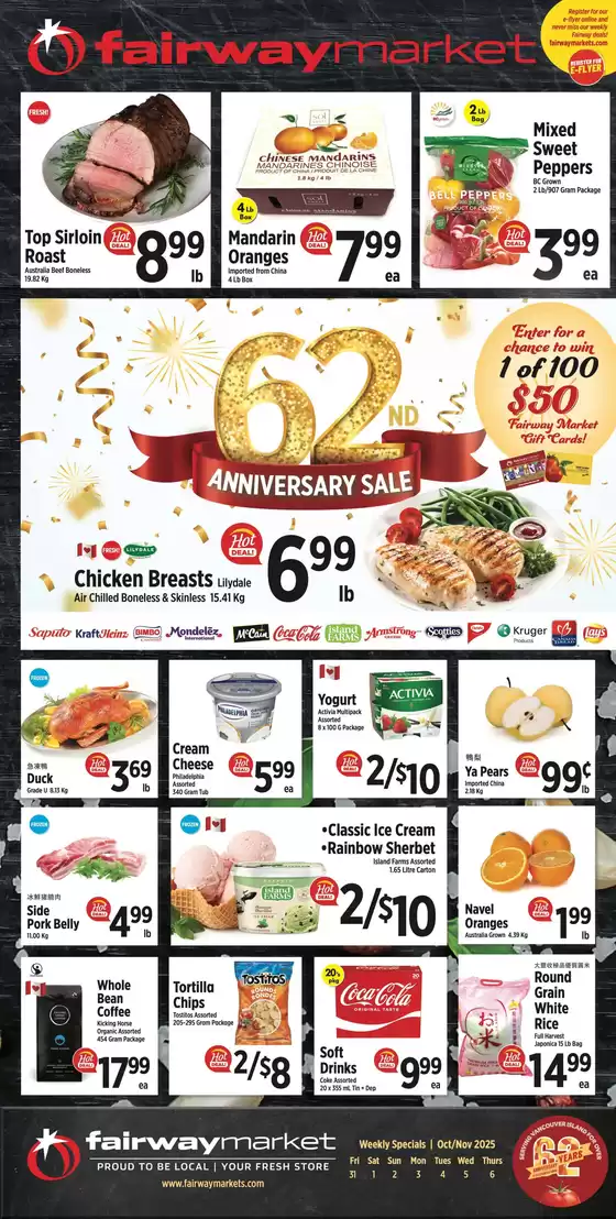 Fairway Market catalogue in Mississauga | Weekly flyer  | 2025-10-31T00:00:00.000Z - 2025-11-06T00:00:00.000Z