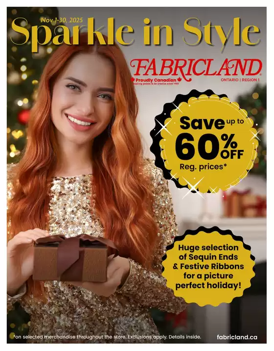Fabricland catalogue | Flyer | 2025-11-01T00:00:00.000Z - 2025-11-30T00:00:00.000Z
