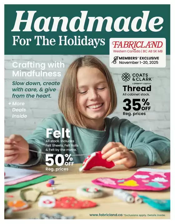 Fabricland catalogue | West Flyer | 2025-11-01T00:00:00.000Z - 2025-11-20T00:00:00.000Z