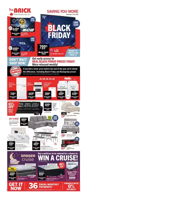 The Brick catalogue in Montreal | Discounts and promotions | 2025-11-03T00:00:00.000Z - 2025-11-20T00:00:00.000Z