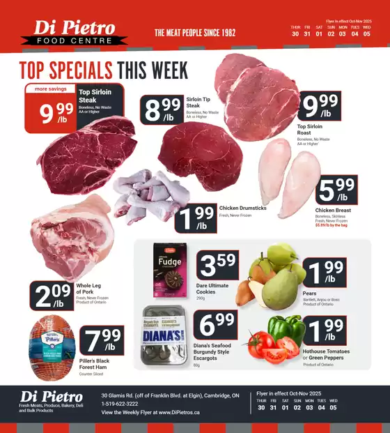 Di Pietro catalogue in Maniwaki | Top specials this week  | 2025-11-03T00:00:00.000Z - 2025-11-05T00:00:00.000Z