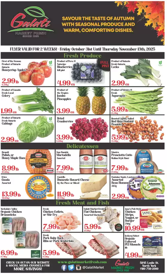 Galati Market Fresh catalogue in Bauline | Flyer valid for two weeks  | 2025-11-03T00:00:00.000Z - 2025-11-13T00:00:00.000Z