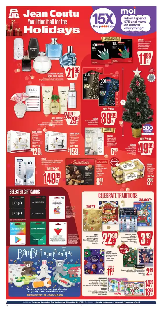 Jean Coutu catalogue in Montreal | Current bargains and offers | 2025-11-06T00:00:00.000Z - 2025-11-12T00:00:00.000Z