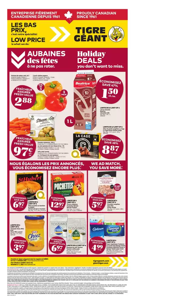 Giant Tiger catalogue in Burlington | Current special promotions | 2025-11-05T00:00:00.000Z - 2025-11-11T00:00:00.000Z