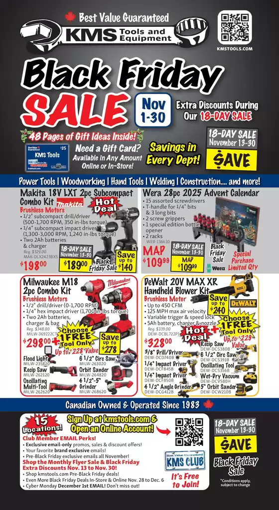 KMS Tools catalogue in Prévost | KMS Tools November Flyer | 2025-11-01T00:00:00.000Z - 2025-12-06T00:00:00.000Z