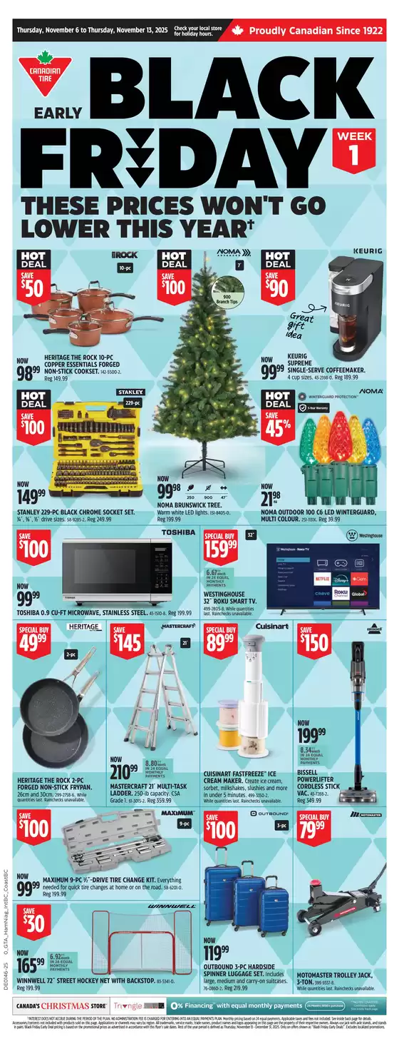 Canadian Tire catalogue in Abbotsford | Canadian Tire weekly flyer | 2025-11-06T00:00:00.000Z - 2025-11-13T00:00:00.000Z