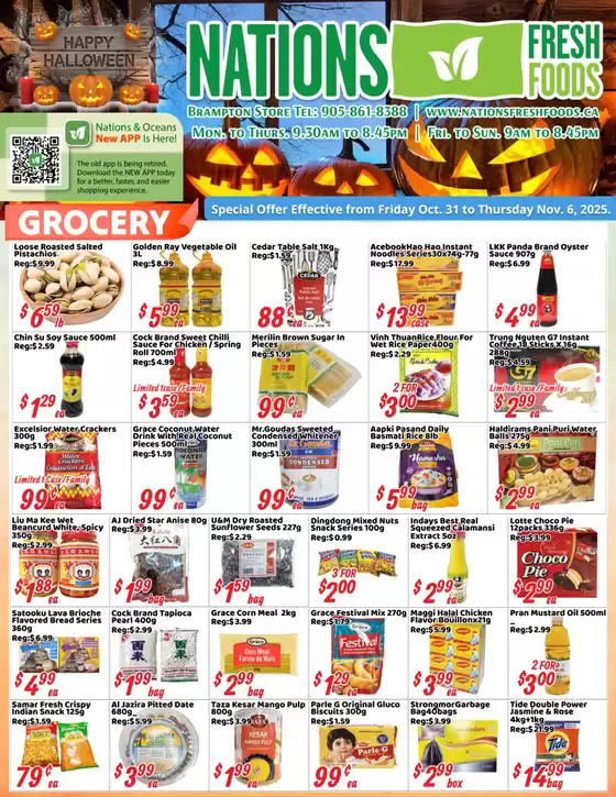 Oceans Fresh Food Market catalogue in Saint-Joseph-de-Sorel | Happy Halloween! | 2025-11-04T00:00:00.000Z - 2025-11-06T00:00:00.000Z