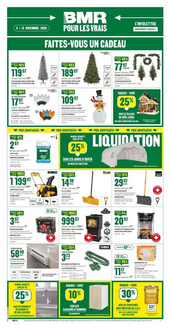 BMR catalogue in Spruce Grove | Offers for bargain hunters | 2025-11-06T00:00:00.000Z - 2025-11-12T00:00:00.000Z