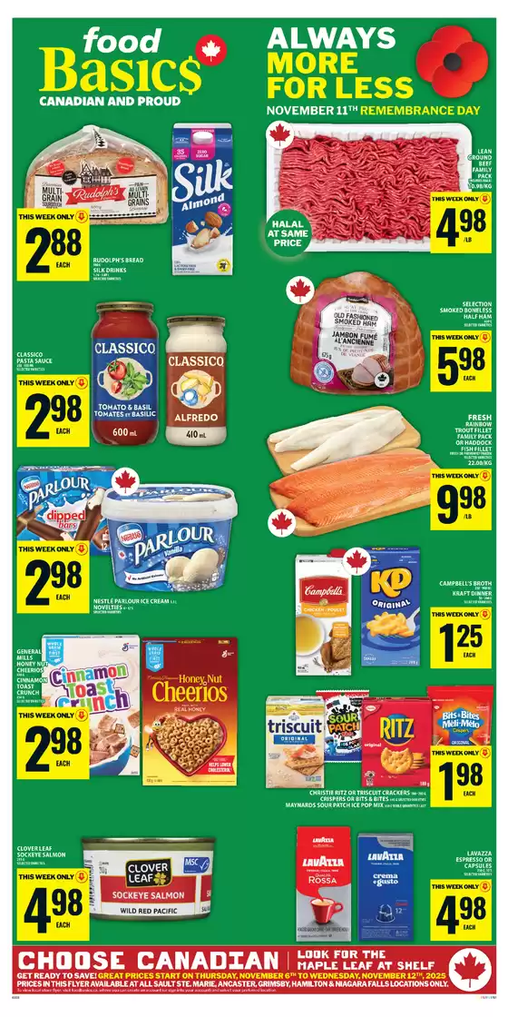 Food Basics catalogue in Georgetown | Great offer for bargain hunters | 2025-11-06T00:00:00.000Z - 2025-11-12T00:00:00.000Z