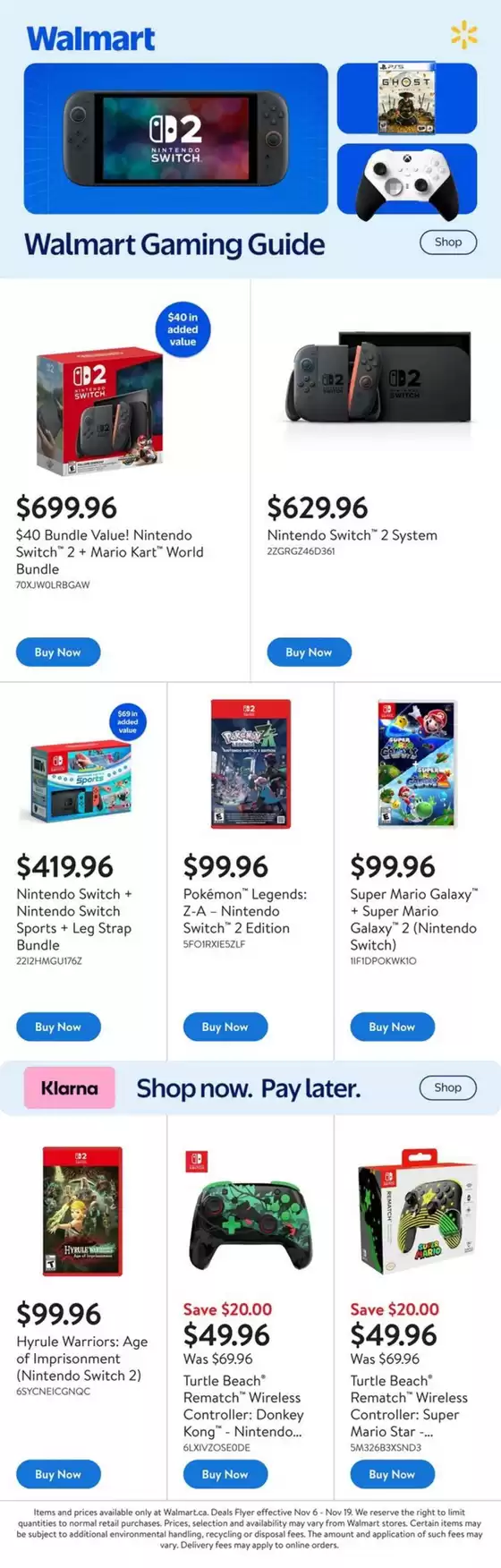 Walmart catalogue in Saint-Hyacinthe | Top deals and discounts | 2025-11-06T00:00:00.000Z - 2025-11-19T00:00:00.000Z