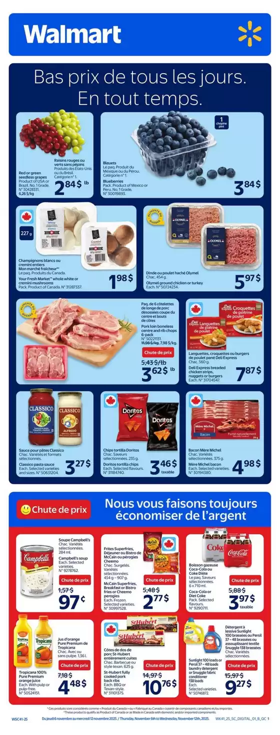 Walmart catalogue in Saint-Hyacinthe | Top offers for smart savers | 2025-11-06T00:00:00.000Z - 2025-11-12T00:00:00.000Z