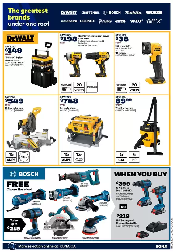 Discounts and promotions