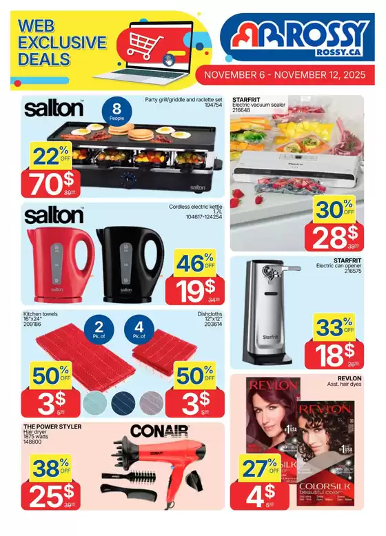 Rossy catalogue in Montréal-Est | Special offers for you | 2025-11-06T00:00:00.000Z - 2025-11-12T00:00:00.000Z