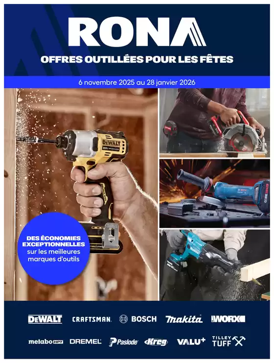 Réno Dépôt catalogue | Guide des Outils 6 nov. - 28 janv. | 2025-11-06T00:00:00.000Z - 2026-01-28T00:00:00.000Z