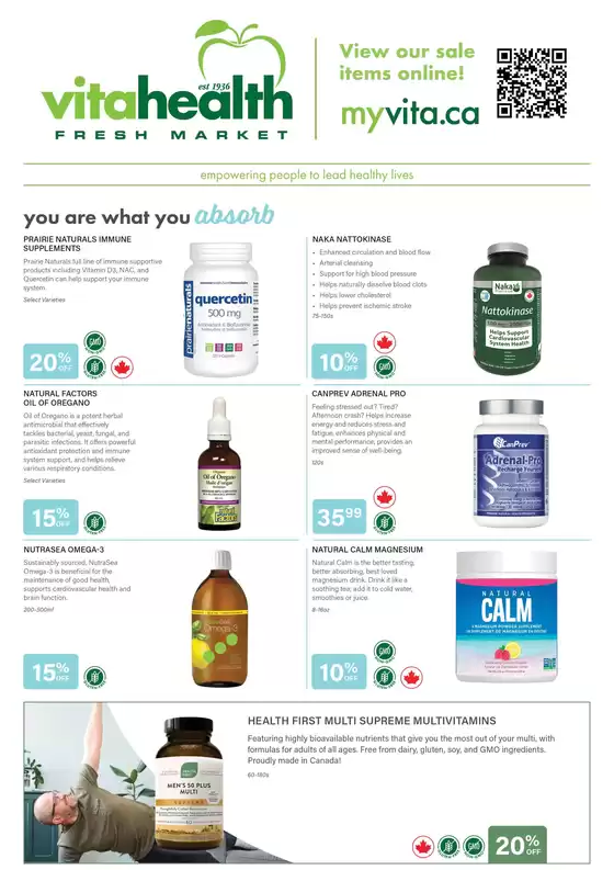 Vita Health catalogue in Hamilton | Soak up the savings in our latest flyer | 2025-11-07T00:00:00.000Z - 2025-11-26T00:00:00.000Z