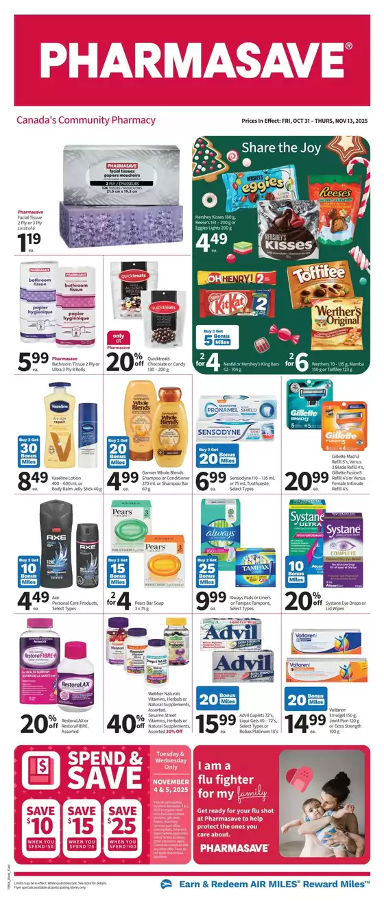 Pharmasave catalogue | Current bargains and offers | 2025-10-31T00:00:00.000Z - 2025-11-13T00:00:00.000Z