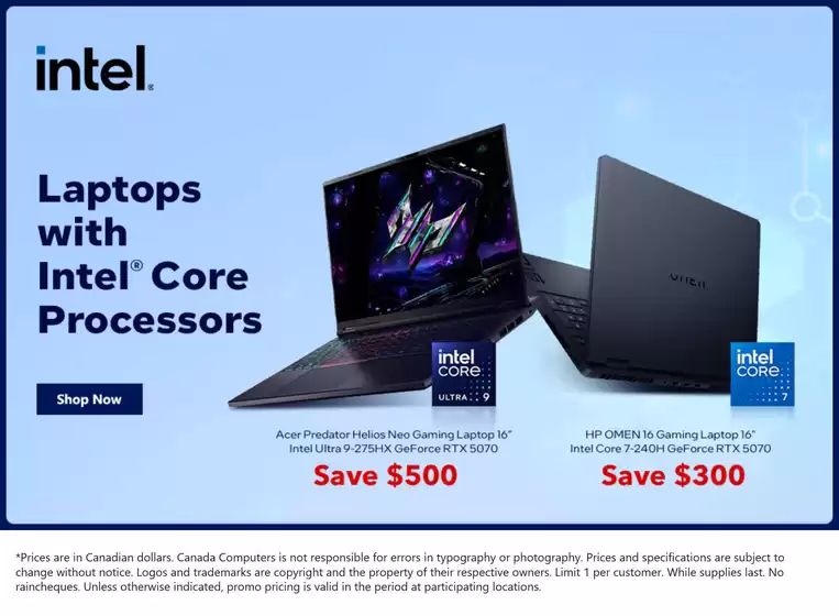 Canada Computers catalogue in Halifax | Weekly flyer | 2025-11-07T00:00:00.000Z - 2025-11-13T00:00:00.000Z