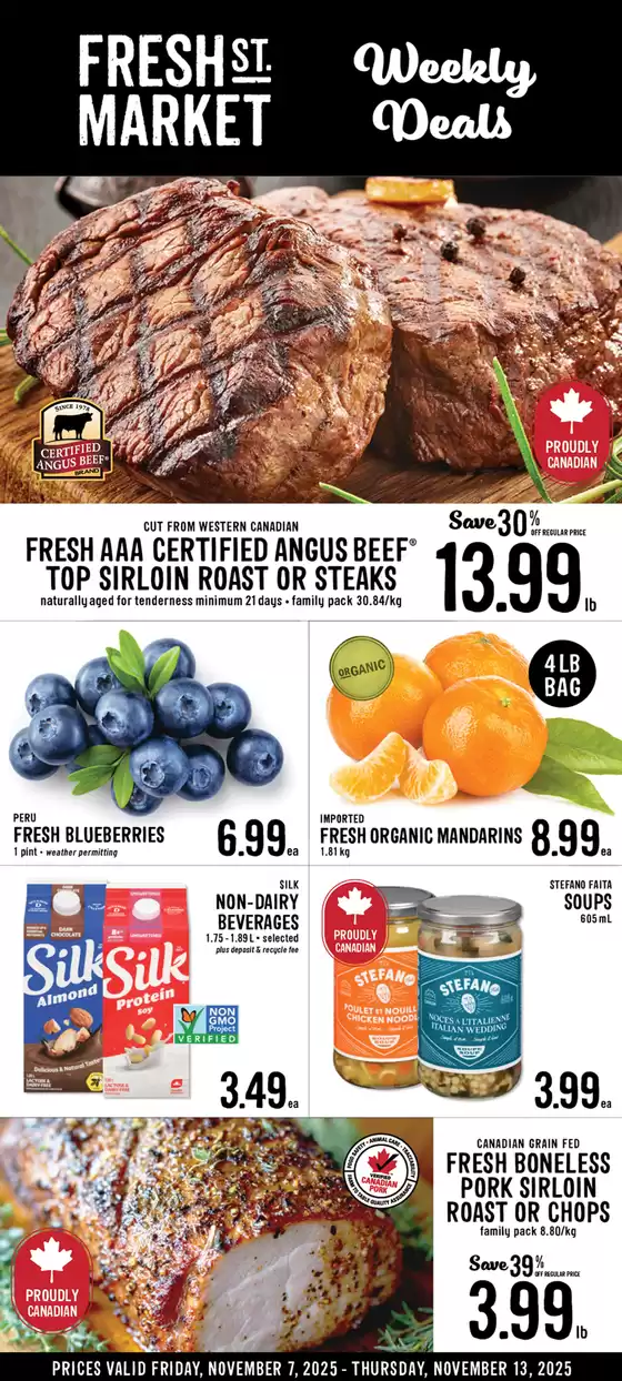 Fresh St Market catalogue in Duncan | Weekly Deals | 2025-11-07T00:00:00.000Z - 2025-11-13T00:00:00.000Z