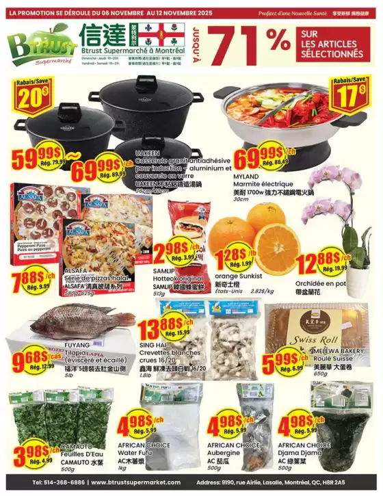 Btrust Supermarket catalogue in Duncan | Jusqu'à 71% | 2025-11-07T00:00:00.000Z - 2025-11-13T00:00:00.000Z