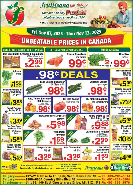 Fruiticana catalogue in Dartmouth | Great offer for bargain hunters | 2025-11-07T00:00:00.000Z - 2025-11-13T00:00:00.000Z