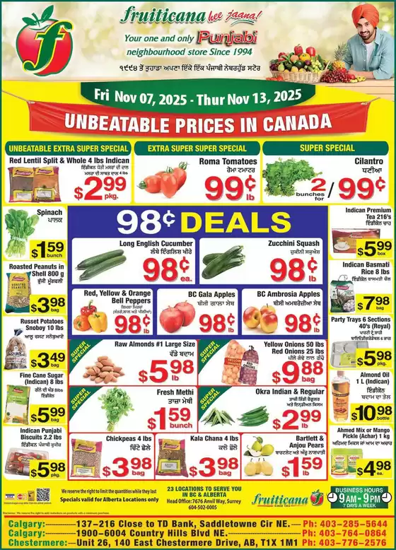 Fruiticana catalogue in Antigonish | Save now with our deals | 2025-11-07T00:00:00.000Z - 2025-11-13T00:00:00.000Z