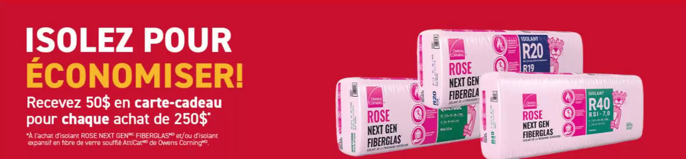 Matério catalogue in Quebec | Isolez pour économiser! | 2025-11-10T00:00:00.000Z - 2025-11-24T00:00:00.000Z