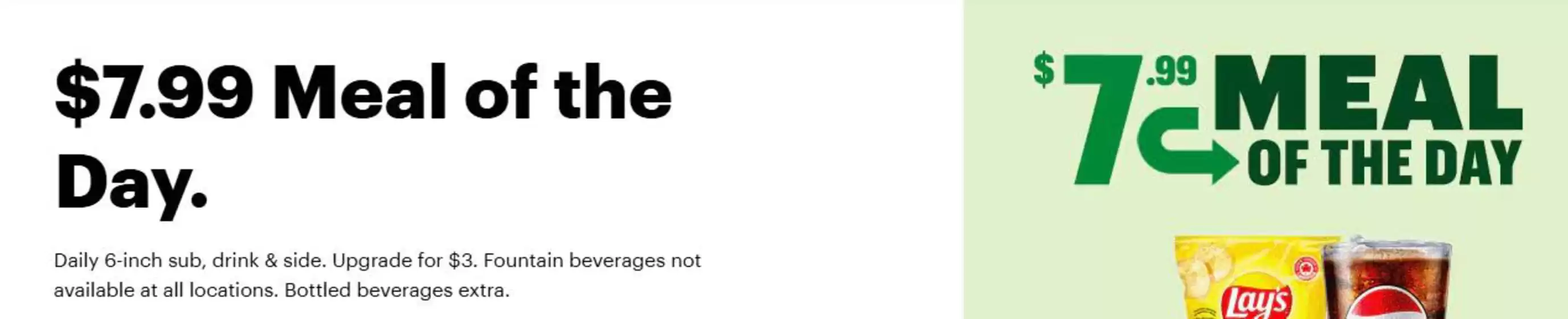 Festive Faves Meal just $9.99