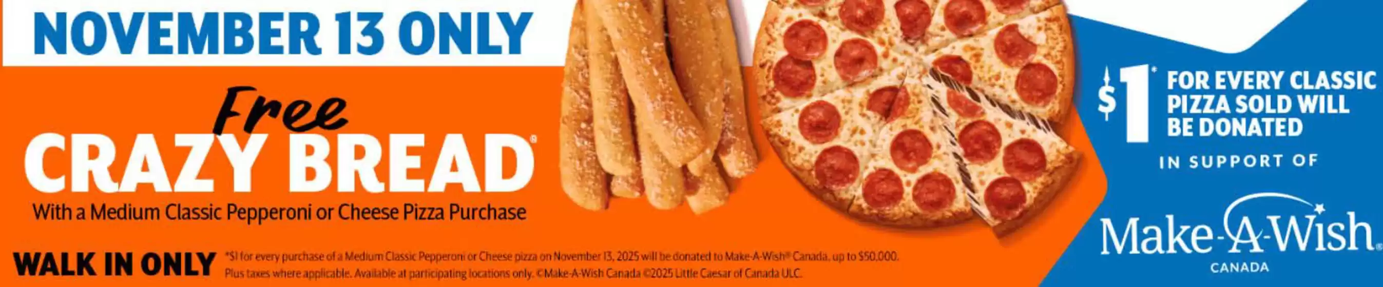 Little Caesars catalogue in Brockville | Free crazy bread  | 2025-11-13T00:00:00.000Z - 2025-11-13T00:00:00.000Z