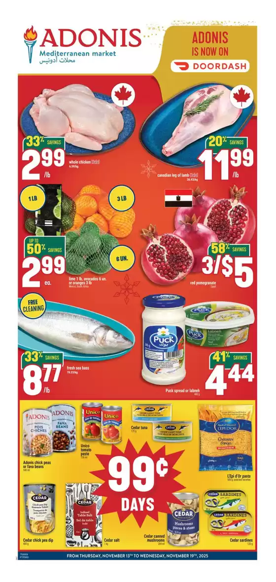 Marché Adonis catalogue in St. Catharines | Attractive special offers for everyone | 2025-11-13T00:00:00.000Z - 2025-11-19T00:00:00.000Z