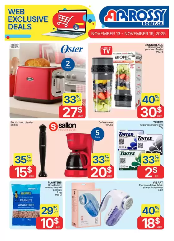 Rossy catalogue in Mississauga | Weekly Ad | 2025-11-13T00:00:00.000Z - 2025-11-19T00:00:00.000Z