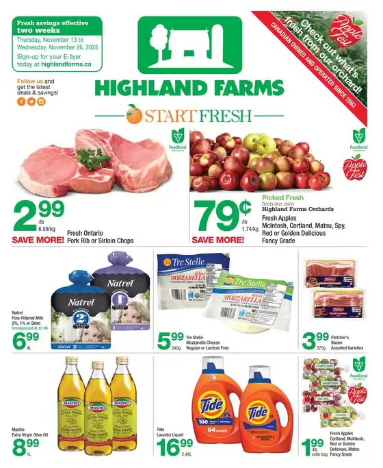 Highland Farms catalogue in Smithers | Highland Farms flyer | 2025-11-13T00:00:00.000Z - 2025-11-26T00:00:00.000Z