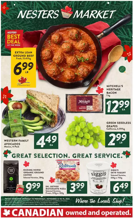 Nesters Market catalogue in Smithers | Weekly flyer | 2025-11-13T00:00:00.000Z - 2025-11-19T00:00:00.000Z