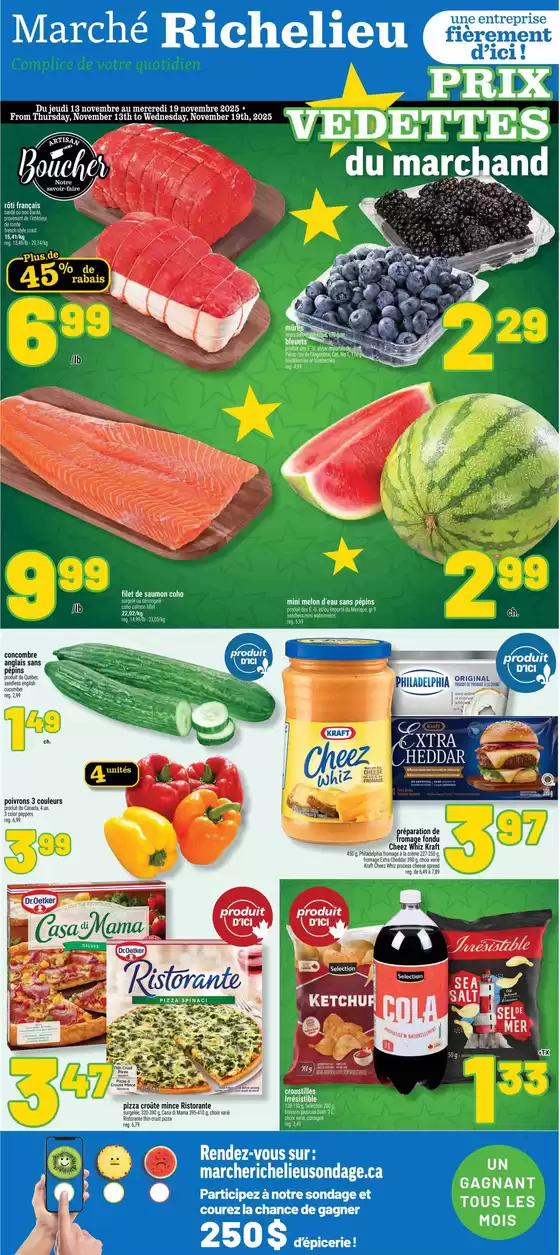 Marché Richelieu catalogue in Smithers | Prix vedettes du marchand | 2025-11-13T00:00:00.000Z - 2025-11-19T00:00:00.000Z