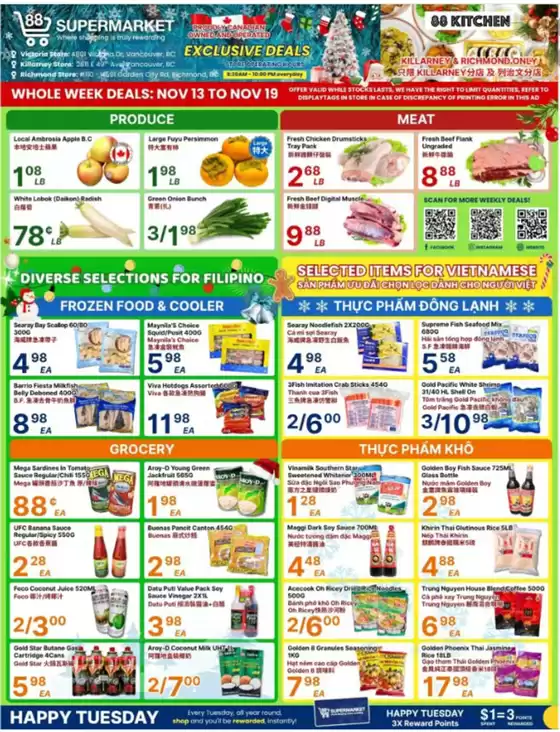 88 Supermarket catalogue in Antigonish | Whole week deals | 2025-11-14T00:00:00.000Z - 2025-11-19T00:00:00.000Z