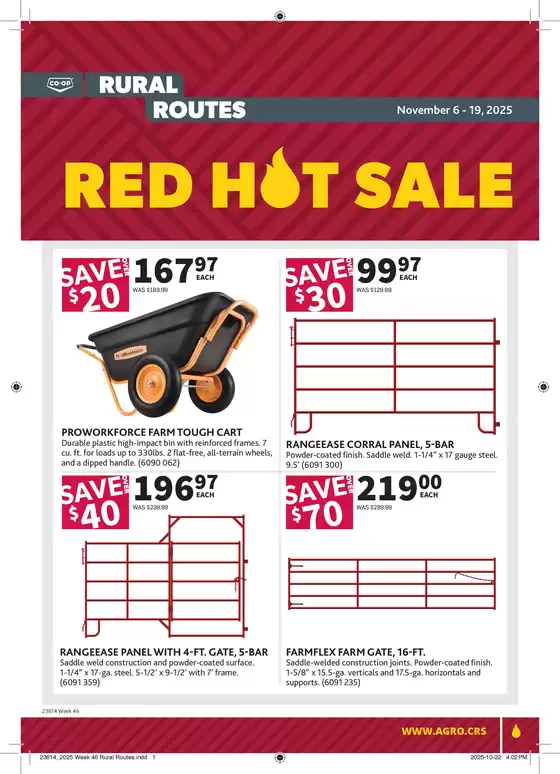 Co-op Agro catalogue in St. John's | Red Hot Sale | 2025-11-06T00:00:00.000Z - 2025-11-19T00:00:00.000Z