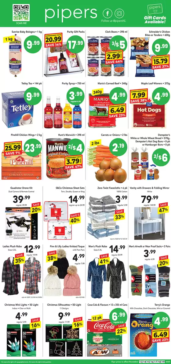 Pipers catalogue in Estevan | Flyer Pipers | 2025-11-13T00:00:00.000Z - 2025-11-20T00:00:00.000Z