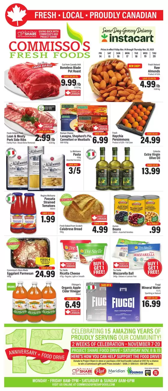 Commisso's Fresh Foods catalogue in Bowmanville | Weekly flyer  | 2025-11-14T00:00:00.000Z - 2025-11-20T00:00:00.000Z