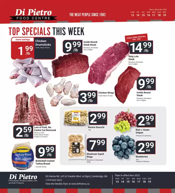 Di Pietro catalogue in Bowmanville | Weekly flyer  | 2025-11-14T00:00:00.000Z - 2025-11-19T00:00:00.000Z