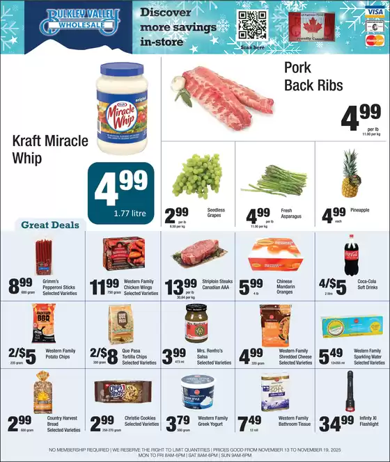 Bulkley Valley Wholesale catalogue in Bowmanville | Discover more savings in-store | 2025-11-14T00:00:00.000Z - 2025-11-19T00:00:00.000Z