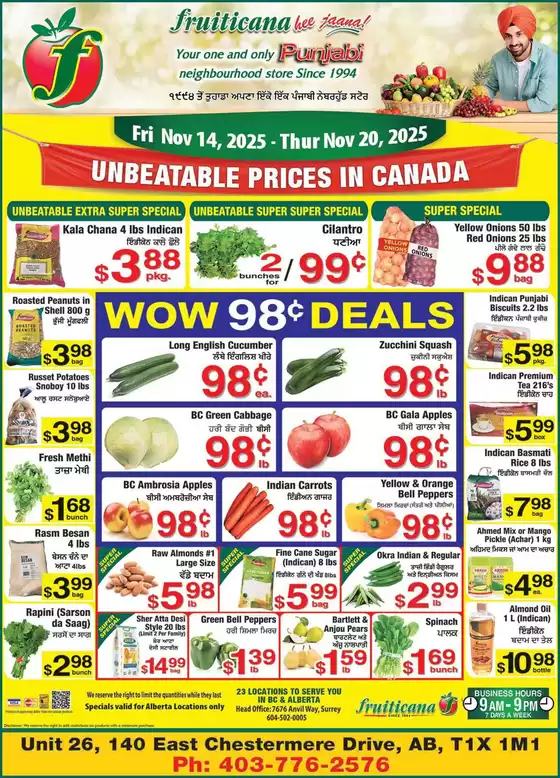 Fruiticana catalogue in Bridgewater | Great offer for bargain hunters | 2025-11-14T00:00:00.000Z - 2025-11-20T00:00:00.000Z