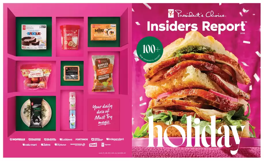 Fortinos catalogue in Aylmer QC | holiday Insiders Report | 2025-11-17T00:00:00.000Z - 2026-01-02T00:00:00.000Z