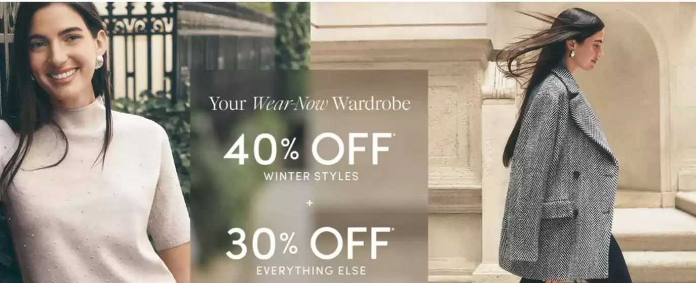 Ann Taylor catalogue in Antigonish | 40% off  | 2025-11-18T00:00:00.000Z - 2025-12-02T00:00:00.000Z