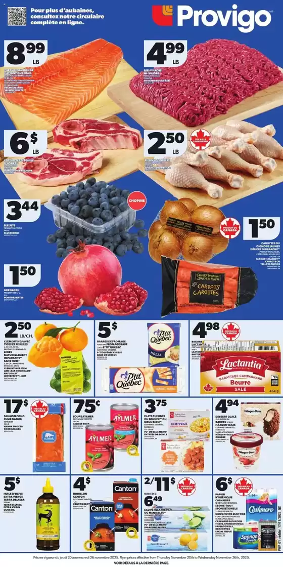 Provigo catalogue in Chatham-Kent | Exclusive bargains | 2025-11-20T00:00:00.000Z - 2025-11-26T00:00:00.000Z