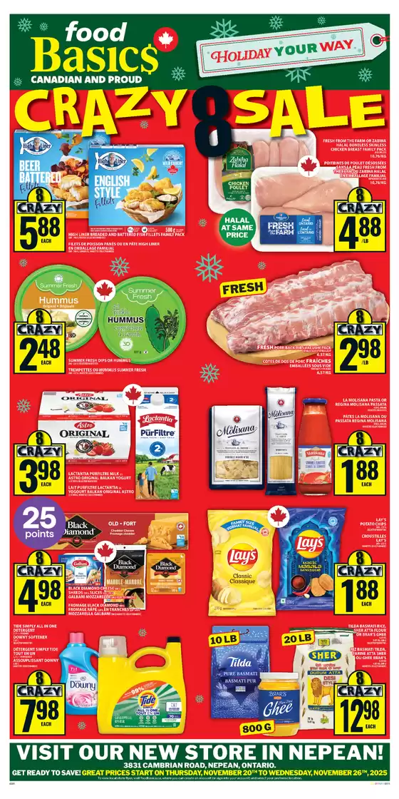 Food Basics catalogue | Current bargains and offers | 2025-11-20T00:00:00.000Z - 2025-11-26T00:00:00.000Z