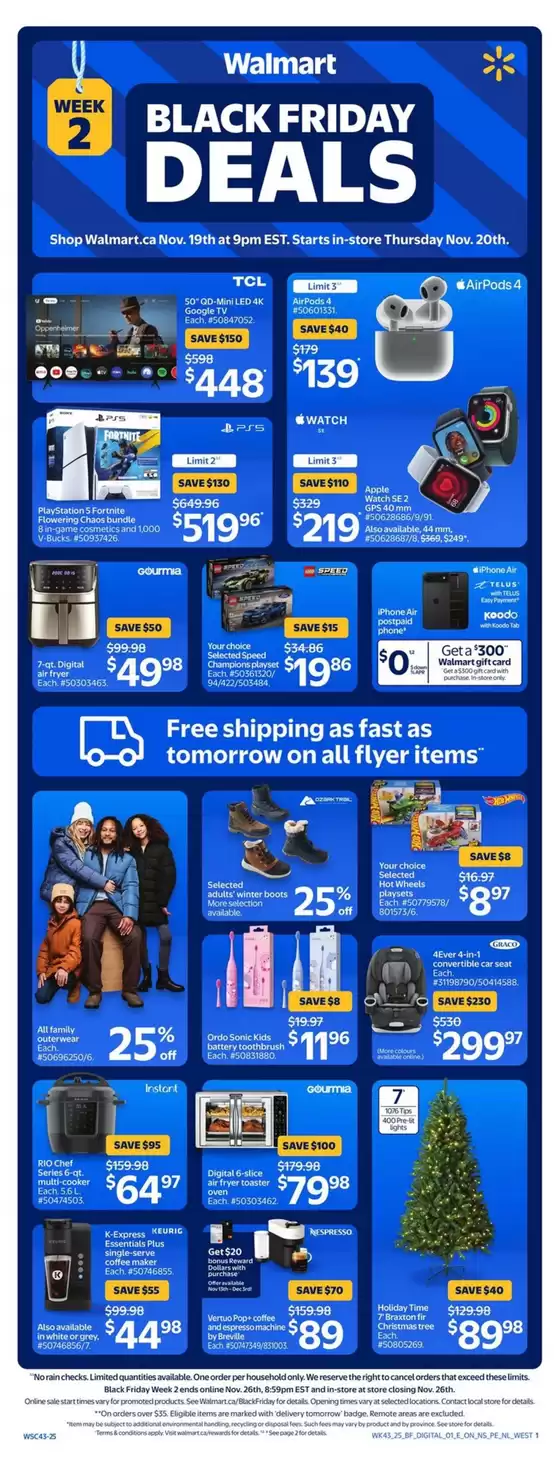 Walmart catalogue in Wynyard | Top offers for all bargain hunters | 2025-11-19T00:00:00.000Z - 2025-11-26T00:00:00.000Z