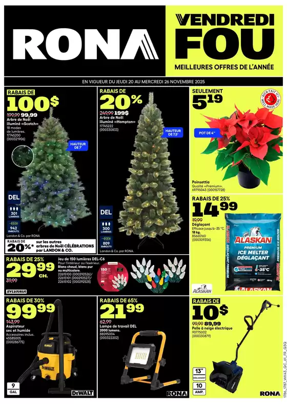 RONA catalogue in Wynyard | Great offer for all customers | 2025-11-20T00:00:00.000Z - 2025-11-26T00:00:00.000Z