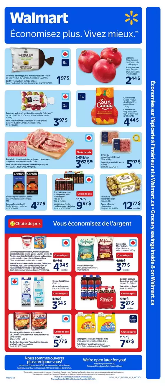 Walmart catalogue in Wynyard | Special offers for you | 2025-11-20T00:00:00.000Z - 2025-11-26T00:00:00.000Z