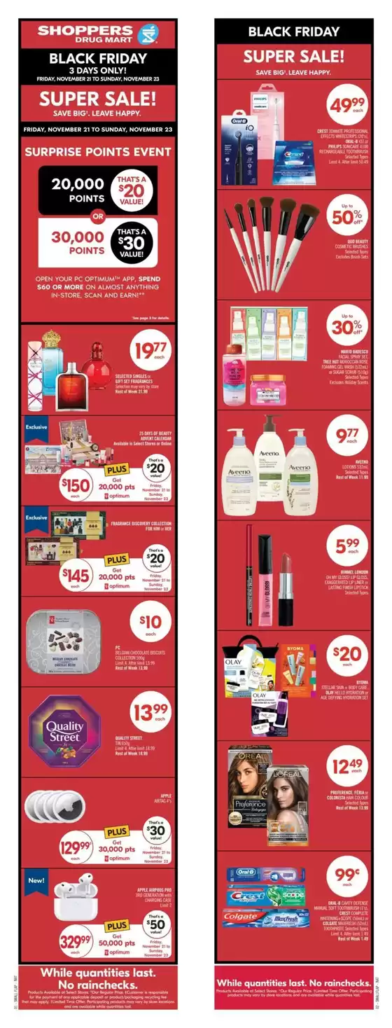 Shoppers Drug Mart catalogue in Kanata | Great offer for all customers | 2025-11-21T00:00:00.000Z - 2025-11-23T00:00:00.000Z