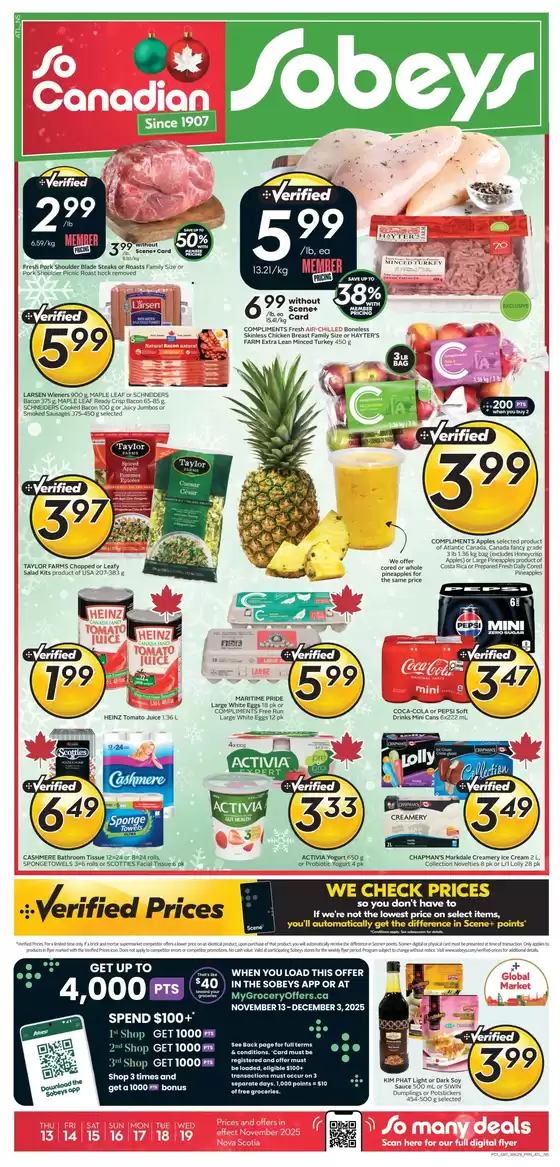Sobeys catalogue in Kanata | Exclusive bargains | 2025-11-20T00:00:00.000Z - 2025-11-26T00:00:00.000Z